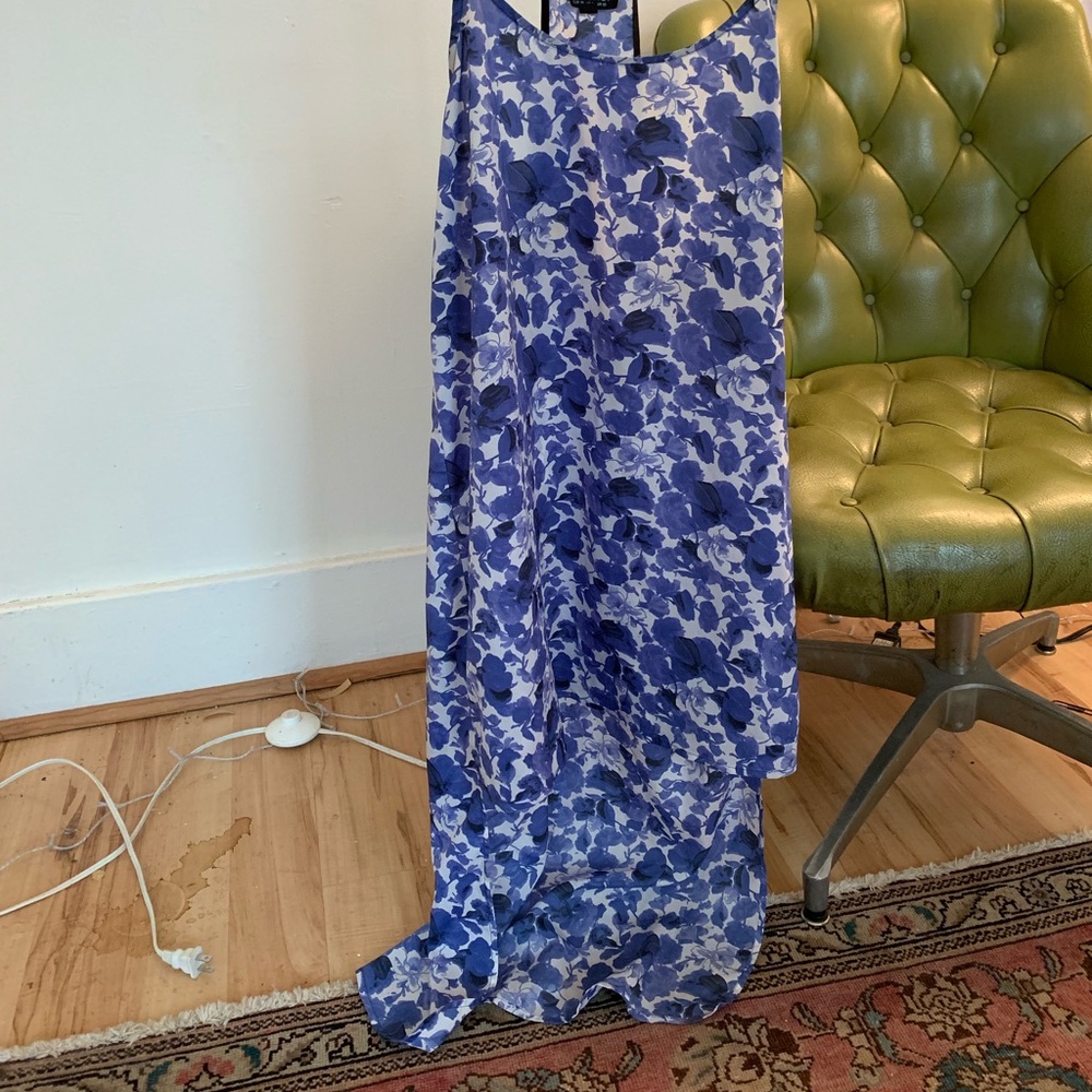 High-low topshop floral dress